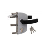 Zamek ogrodowy Locinox LAKZ do profilu 40 mm (Szary)
