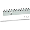 Listwa zębata stalowa L1000x10 mm M4 w kpl tuleje montażowe