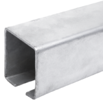 Szyna do bramy przesuwnej 50x50x17 mm, długość 6m
