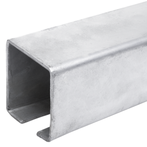 Szyna do bramy przesuwnej 50x50x17 mm, długość 6m