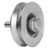 Rolka jezdna stalowa typu "V" – fi 88x22 mm