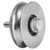 Rolka jezdna stalowa typu "O" – fi 68x16 mm