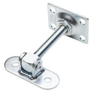 Zawias regulowany PSG M14 z szyldem 115x40 mm - z platerem