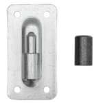 Zawias pasowy przykręcany H160xD30 mm - z kulką