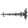 Zawias pasowy ozdobny prawy 225x525 mm