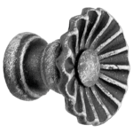 Gałka kuta PSG fi70 x H55 mm - niska, ozdobna