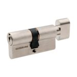 Wkładka z gałką PSG 30/30 mm - Nikiel satyna Symetryczna