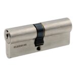 Wkładka bębenkowa PSG 35/40 mm - Nikiel satyna Asymetryczna