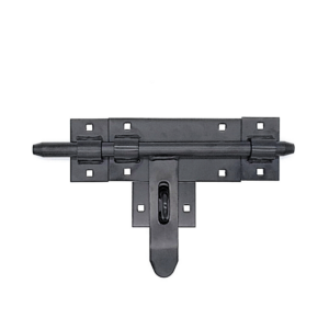 Zasuwa do drzwi lub bramy 270 mm czarna