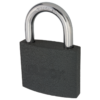 Kłódka żeliwna QLOCK 75 mm szara
