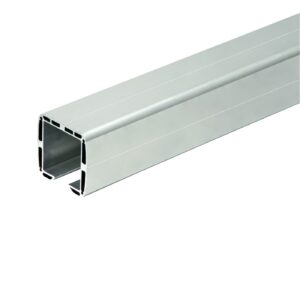 Profil M. prowadzący, aluminiowy do bramy przesuwnej - 6 m, Z 83 x 79, W 61 x 61
