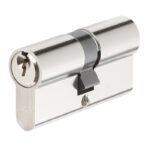 Wkładka bębenkowa ABUS E45 25/25 mm - Nikiel