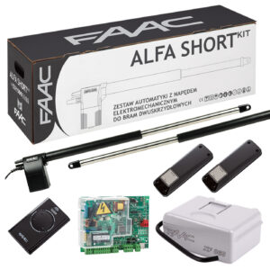 Alfa Short 414 zestaw do bram skrzydłowych o maksymalnej długości skrzydła 3 m