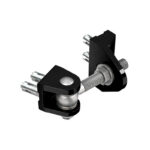 Zawias 4D Locinox BoltonHD M16 - Czarny