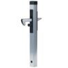 Zaczep do bramy z odbojnikiem gumowym do profilu 40-60 mm, aluminium