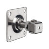 Zawias regulowany nierdzewny Pinox M20 z szyldem 100x100 - Surowy