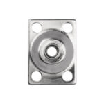 Szyld nierdzewny Pinox pod zawias M12 (75x55) - Surowy
