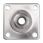 Szyld nierdzewny Pinox pod zawias M20 (100x100) - Surowy