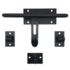 Zasuwa do drzwi lub bramy 340 mm czarna