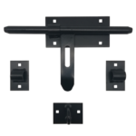 Zasuwa do drzwi lub bramy 340 mm czarna